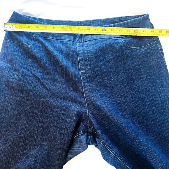 SOFT SURROUNDINGS PULL ON SKINNY CROP JEAN Large - Picture 10 of 14